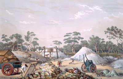 La mina de cobre de Kapunda, de 